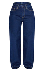 PETITE JEAN DROIT À TAILLE MI-HAUTE