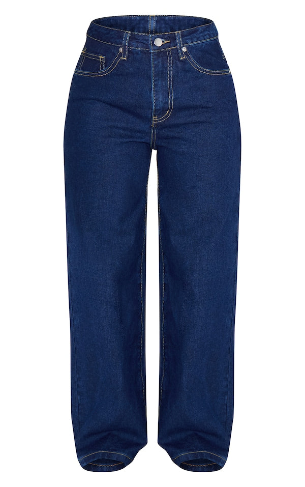 PETITE JEAN DROIT À TAILLE MI-HAUTE