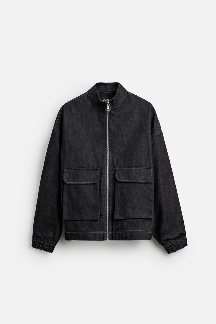 Veste en denim à poches