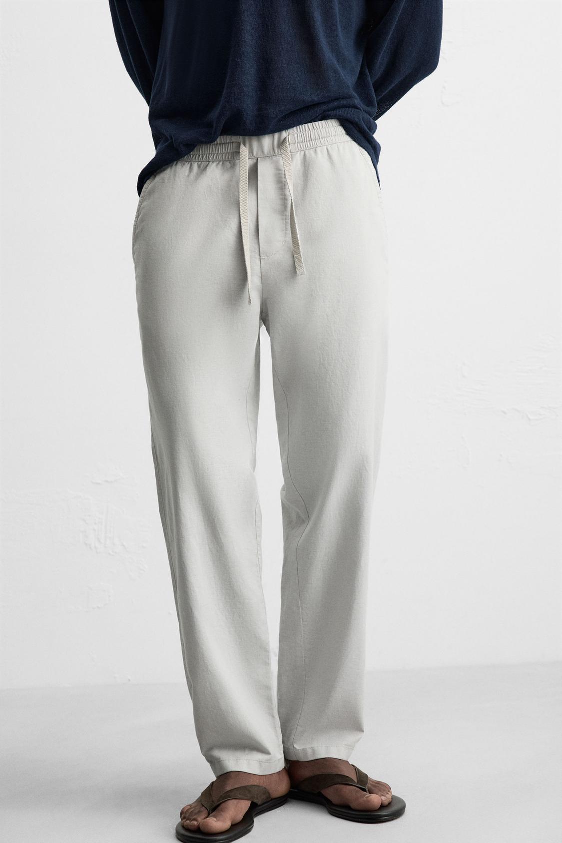 PANTALON RELAXED FIT COTON - LIN