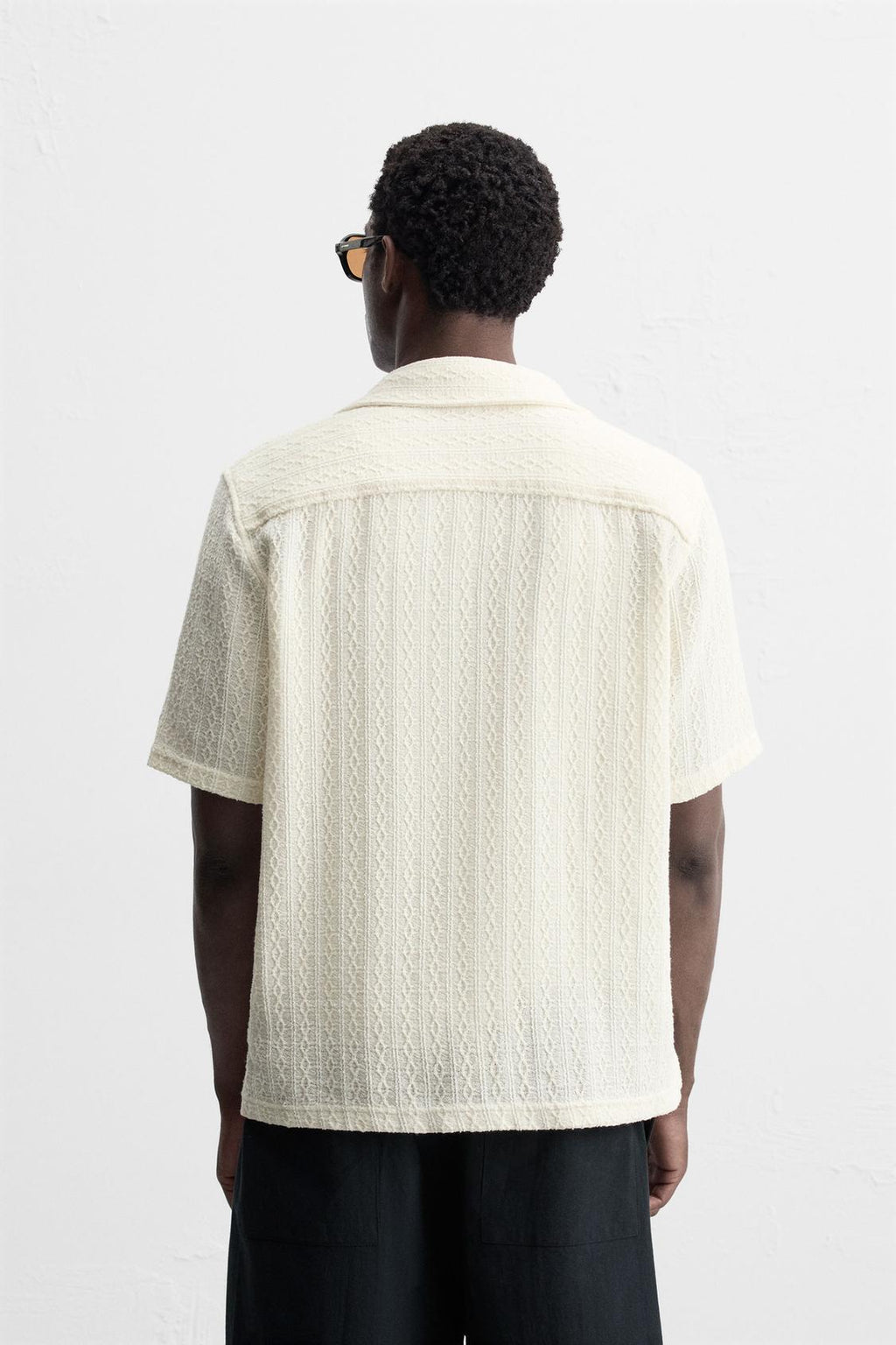 CHEMISE JACQUARD GÉOMÉTRIQUE