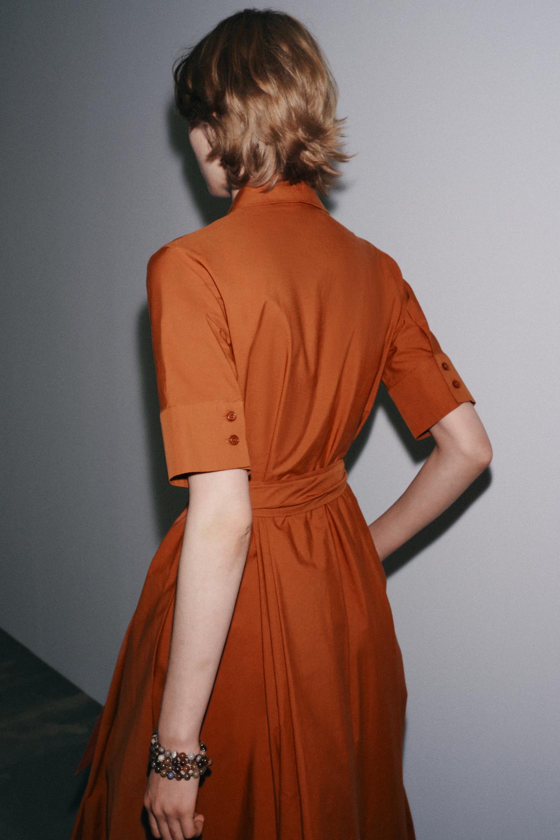 ROBE CHEMISE EN POPELINE ZW COLLECTION