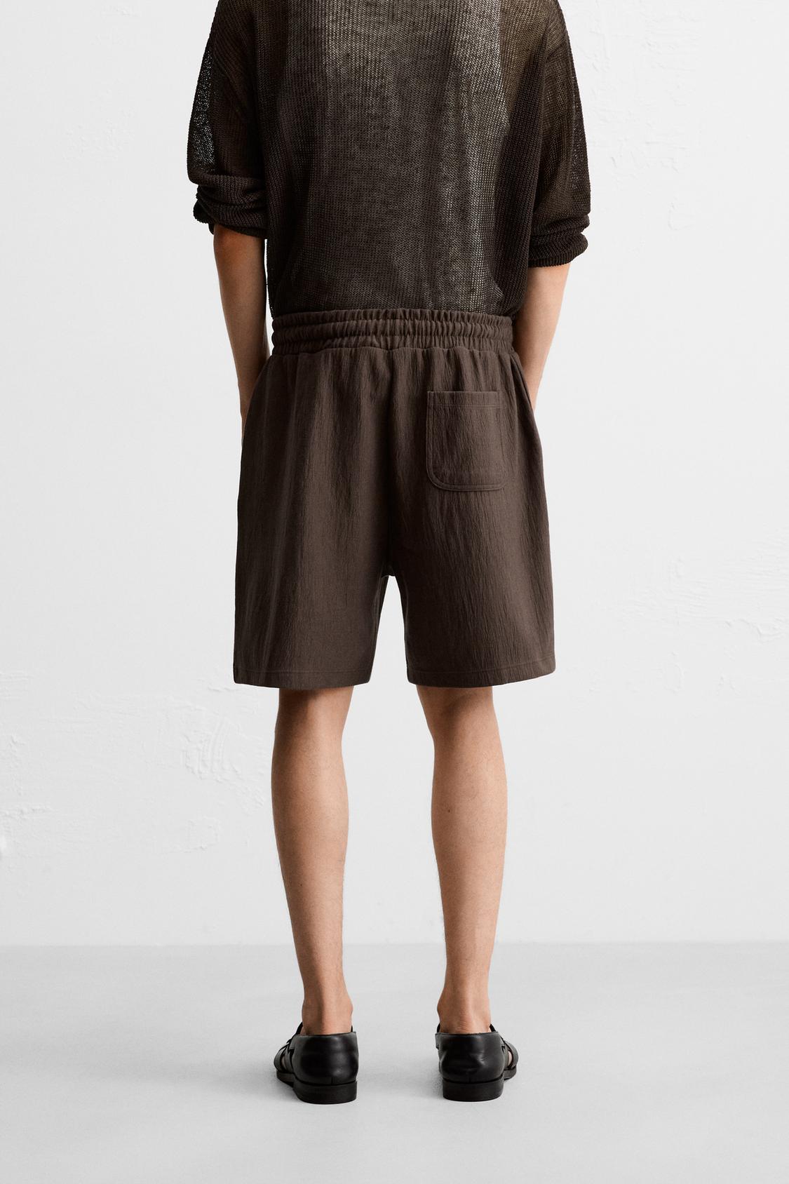 BERMUDA JOGGING STRUCTURÉ