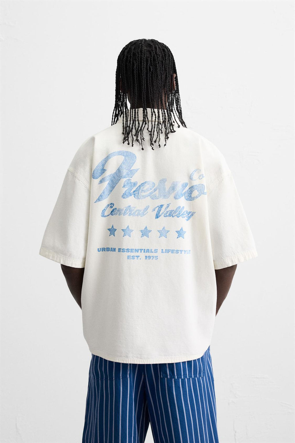 CHEMISE BRODÉE CONTRASTE