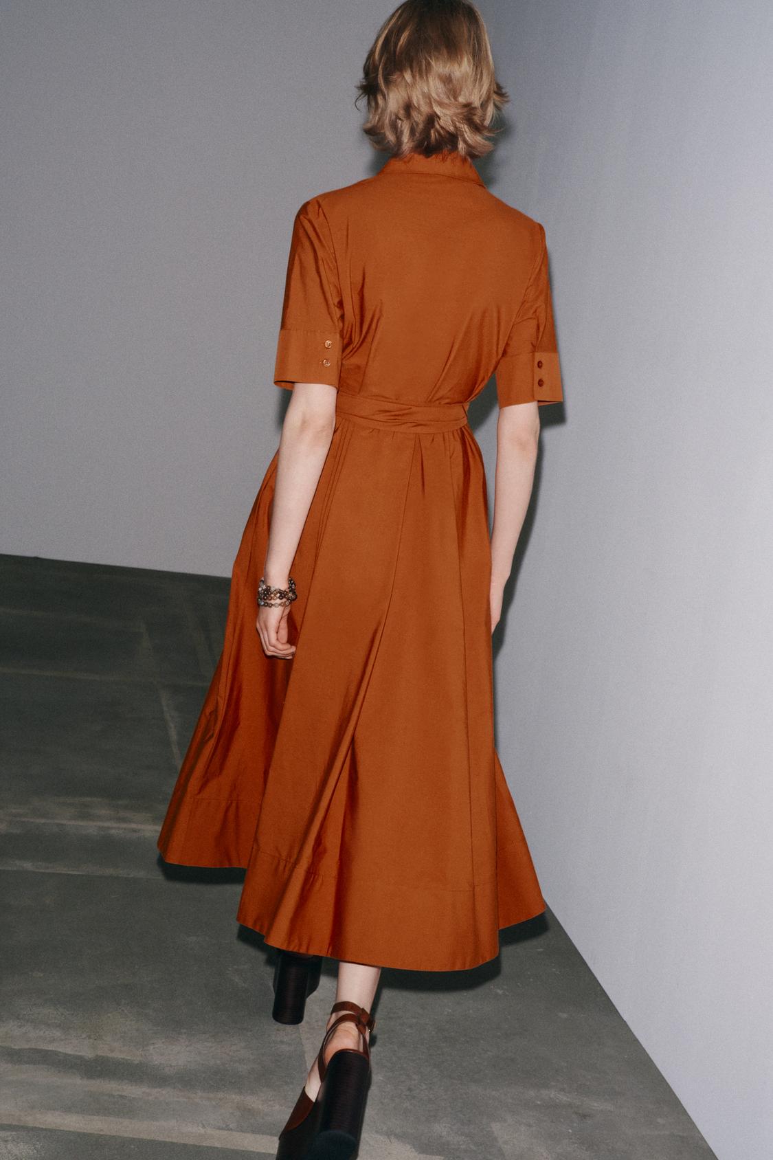 ROBE CHEMISE EN POPELINE ZW COLLECTION