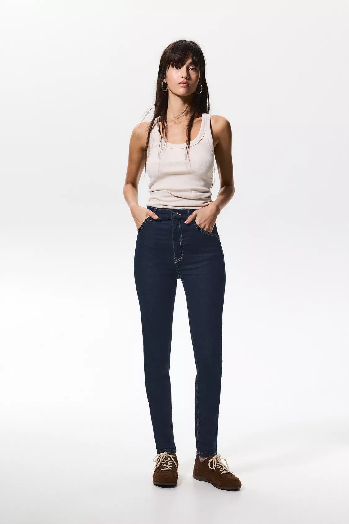 JEANS SKINNY TAILLE HAUTE