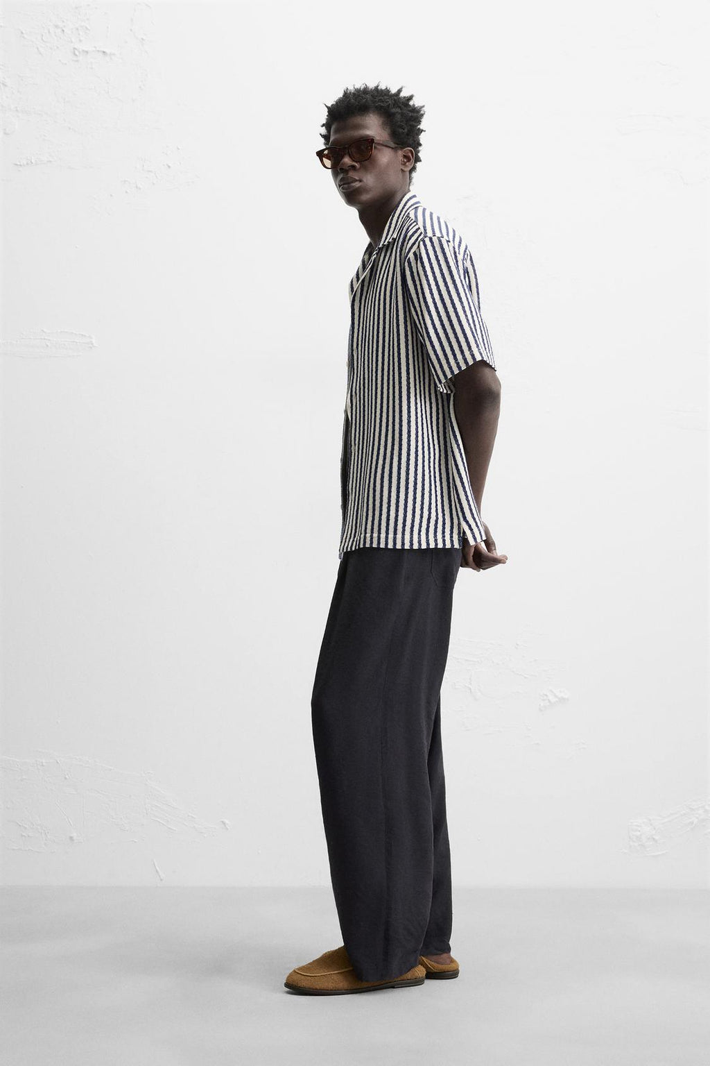 CHEMISE JACQUARD GÉOMÉTRIQUE