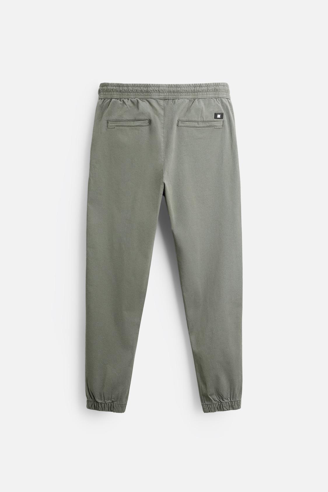 PANTALON DÉLAVÉ AVEC TAILLE JOGGING