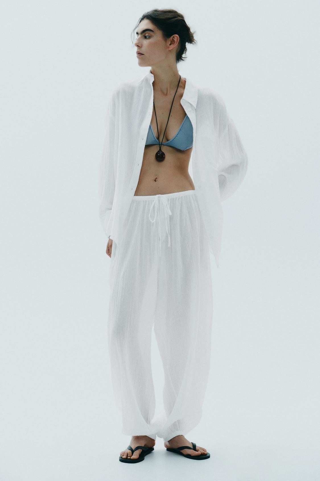 CHEMISE OVERSIZE EN GAZE