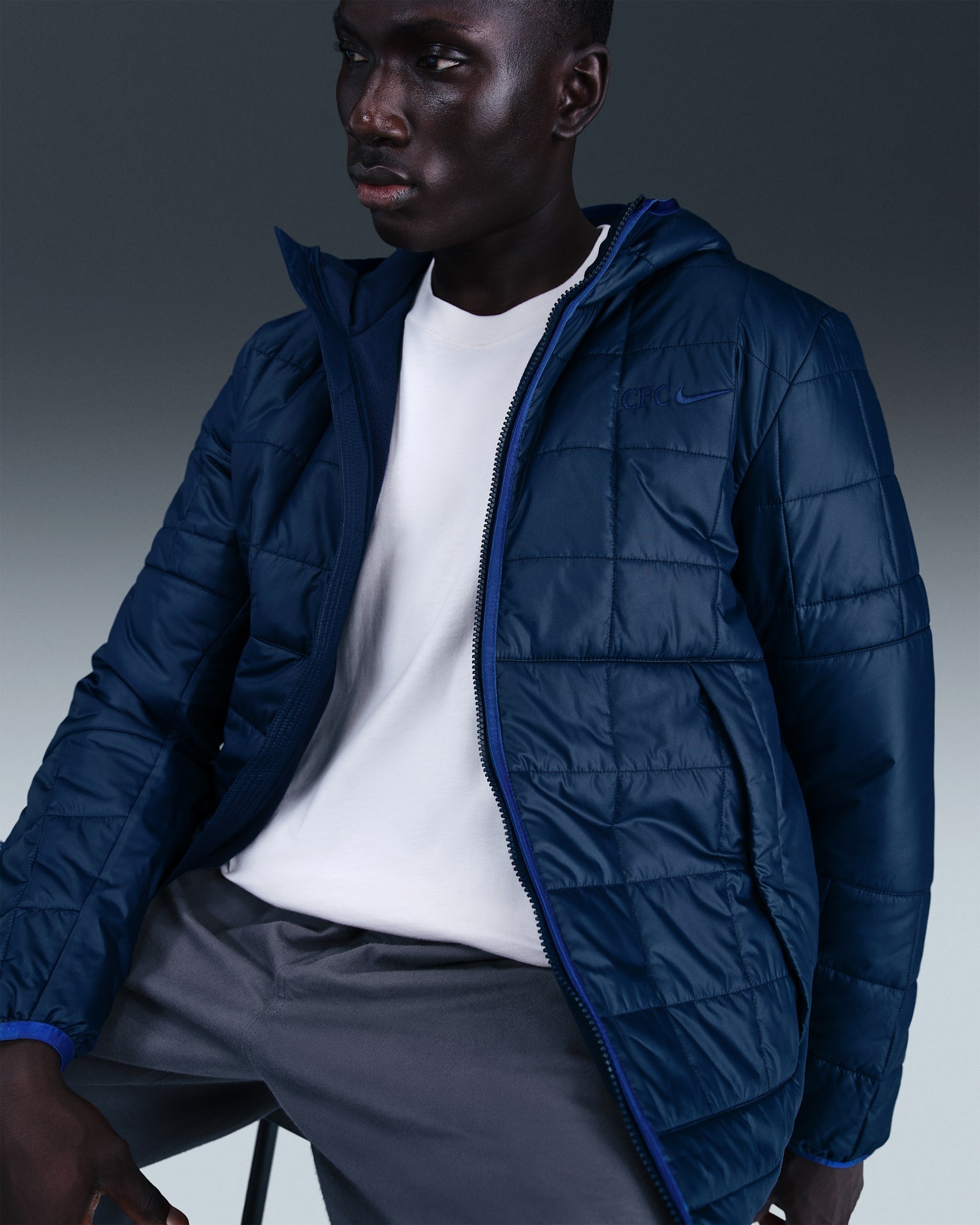 Veste à capuche et garnissage synthétique Nike Football