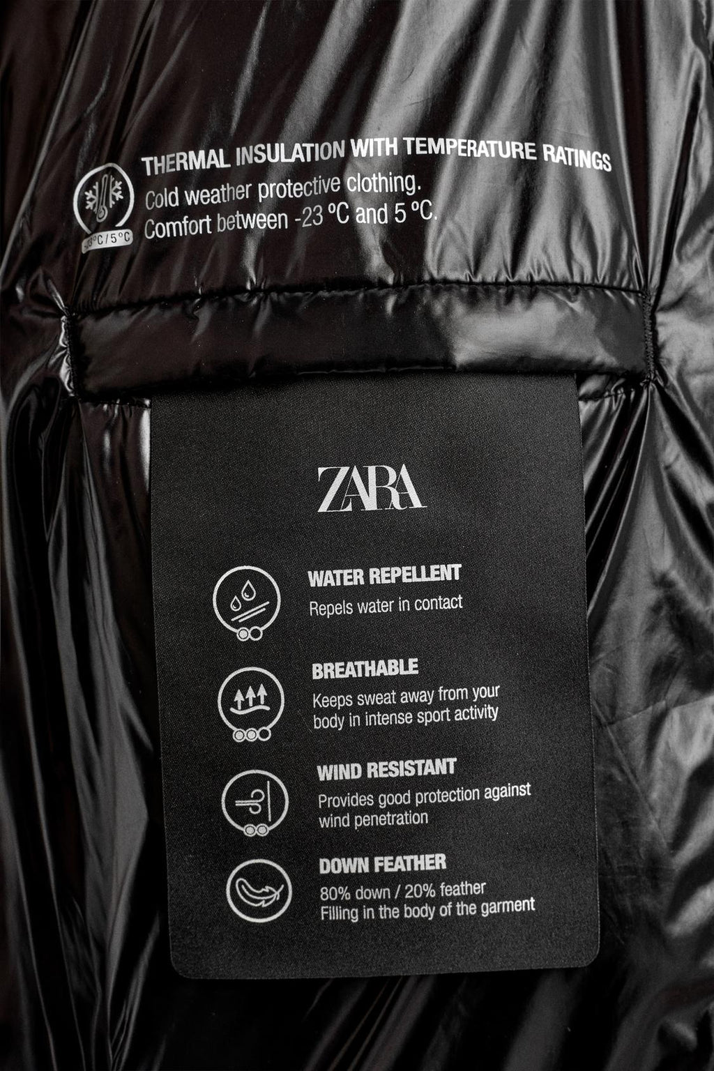 DOUDOUNE 100% PLUMES DÉPERLANTE