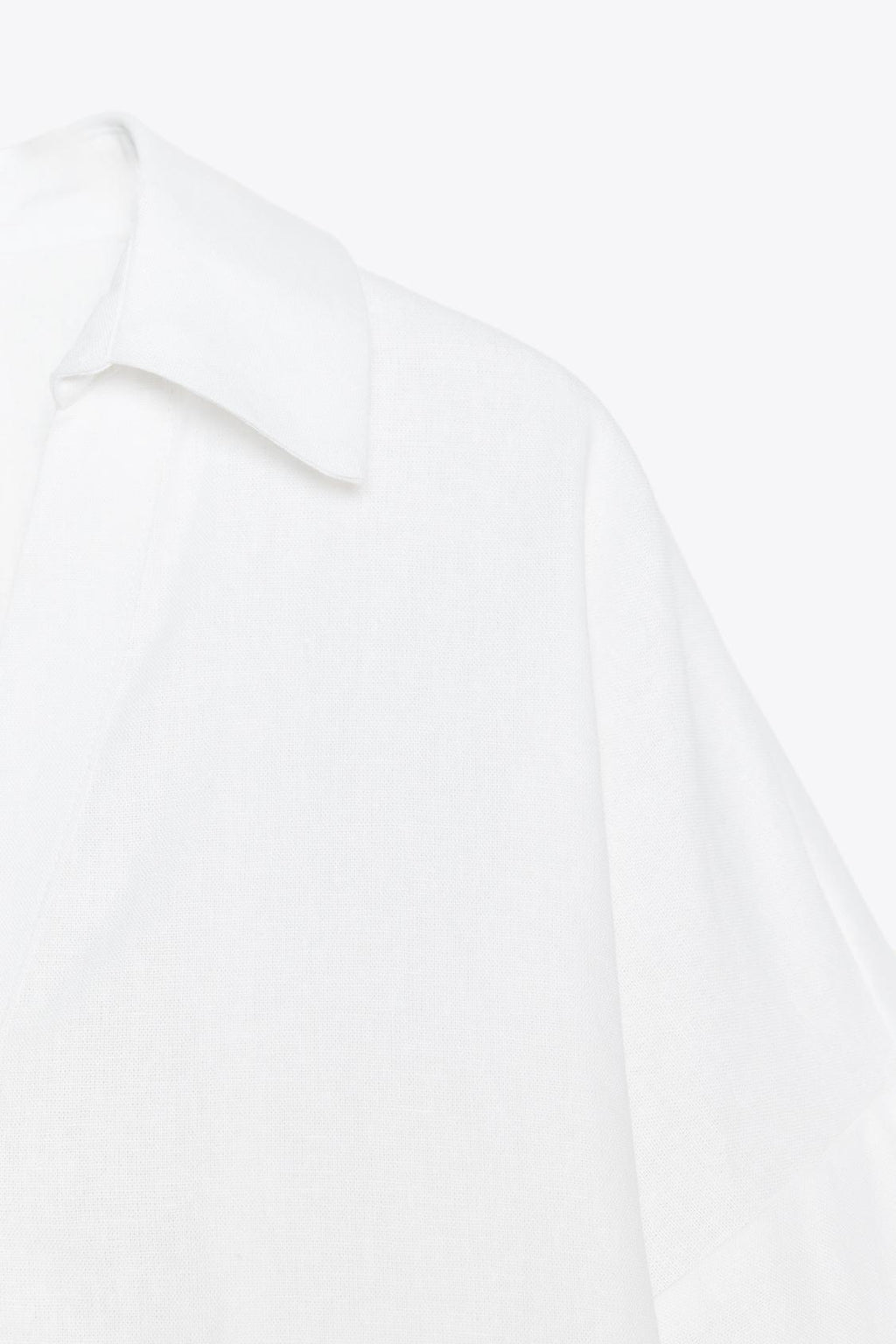 CHEMISE MANCHE LARGE AVEC LIN