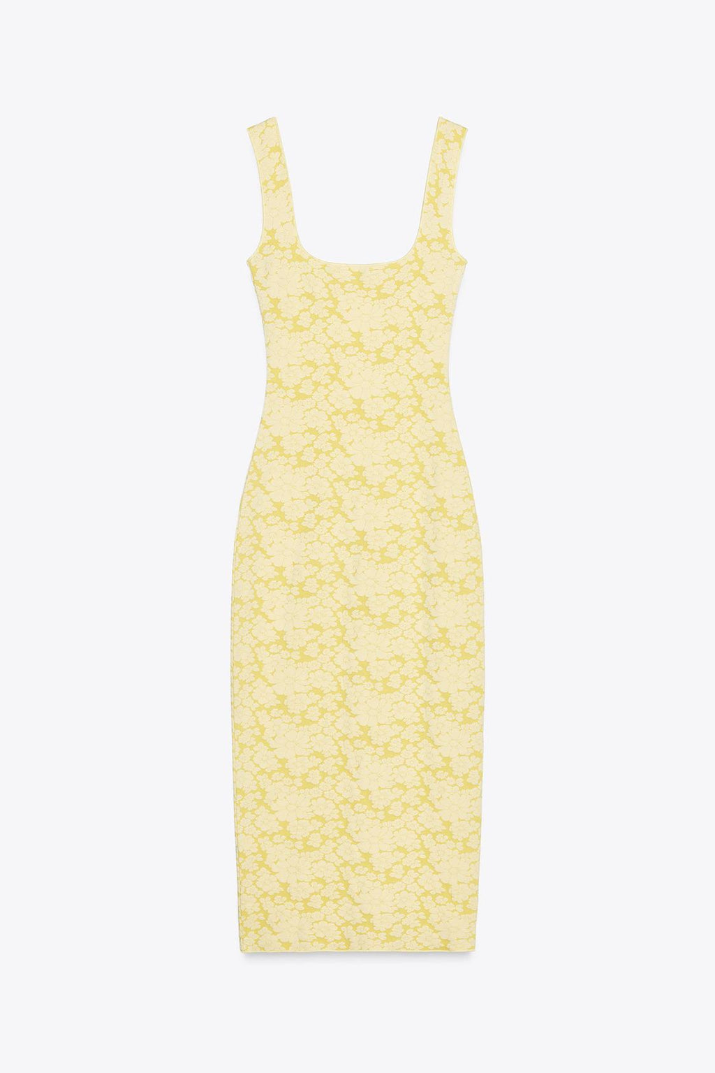 ROBE DECOLLETÉ CARRÉ STRETCH