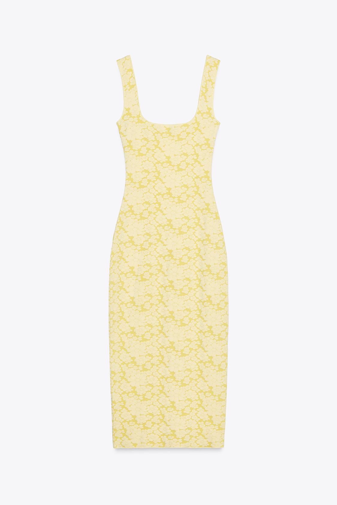 ROBE DECOLLETÉ CARRÉ STRETCH