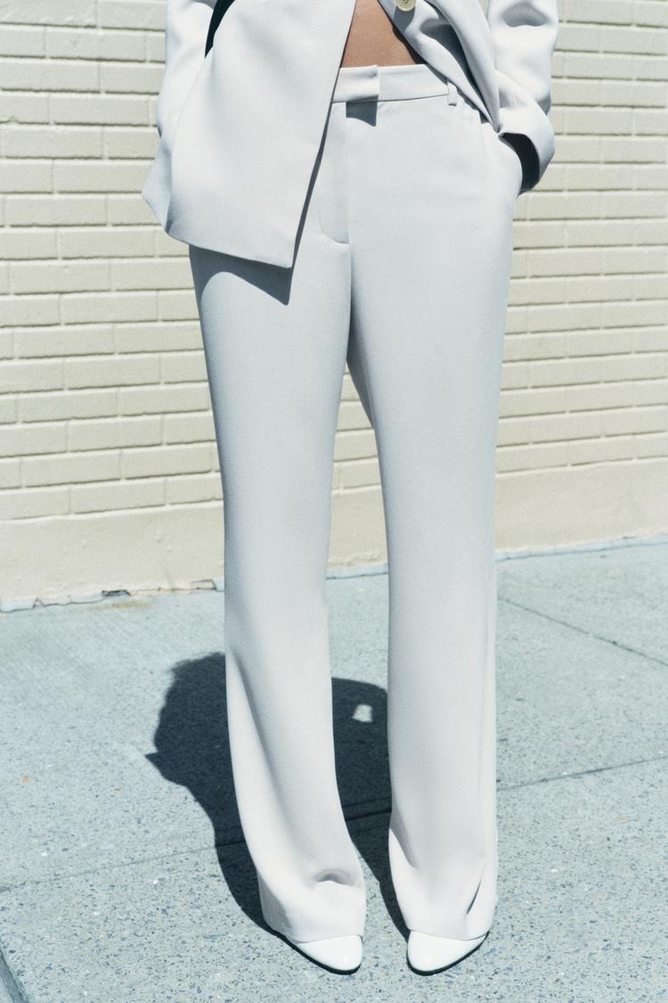 Pantalon droit collection zw - Grenat