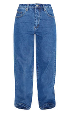 PETITE JEAN DROIT À TAILLE MI-HAUTE
