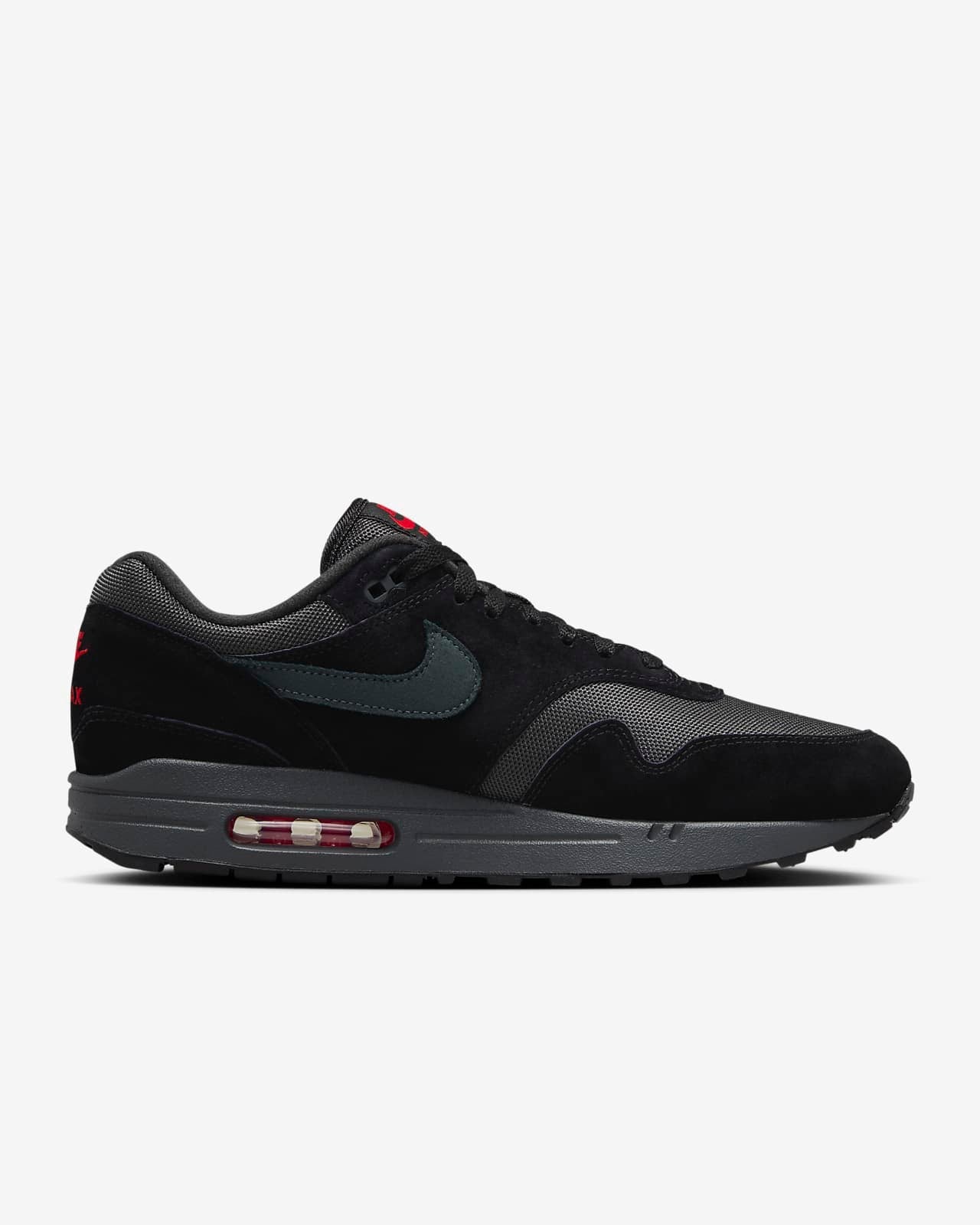 Air Max 1 - Noir / Rouge