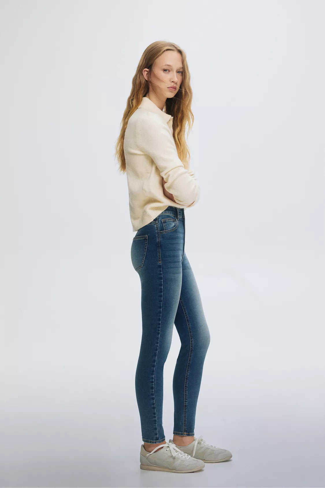 JEANS SKINNY TAILLE HAUTE
