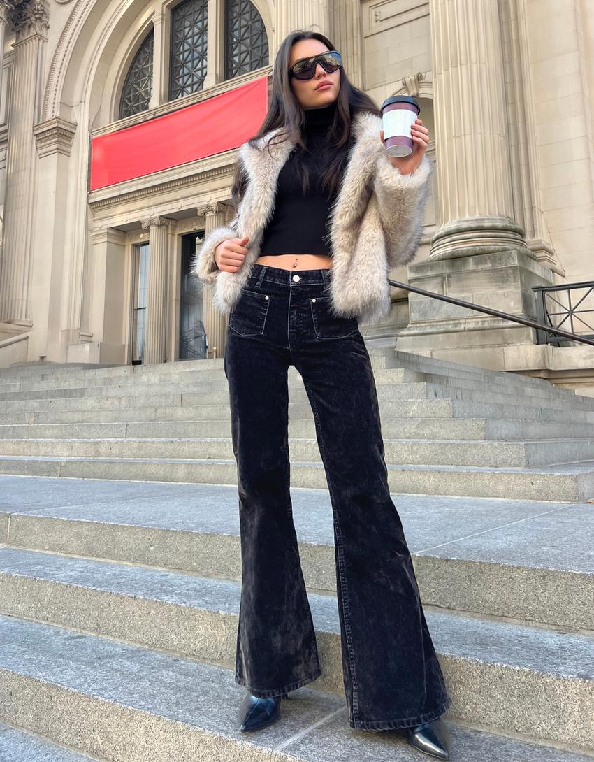 BLOUSON FAUSSE FOURRURE