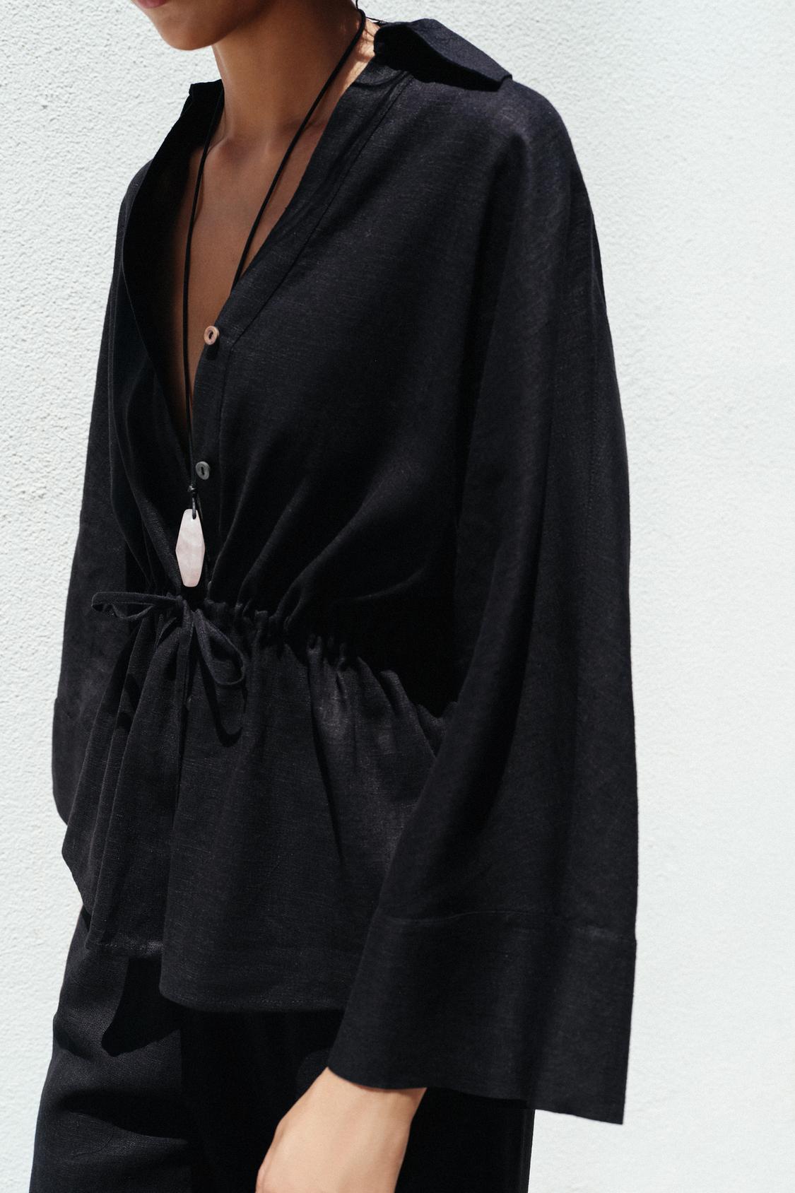 CHEMISE SAFARI AVEC LIN