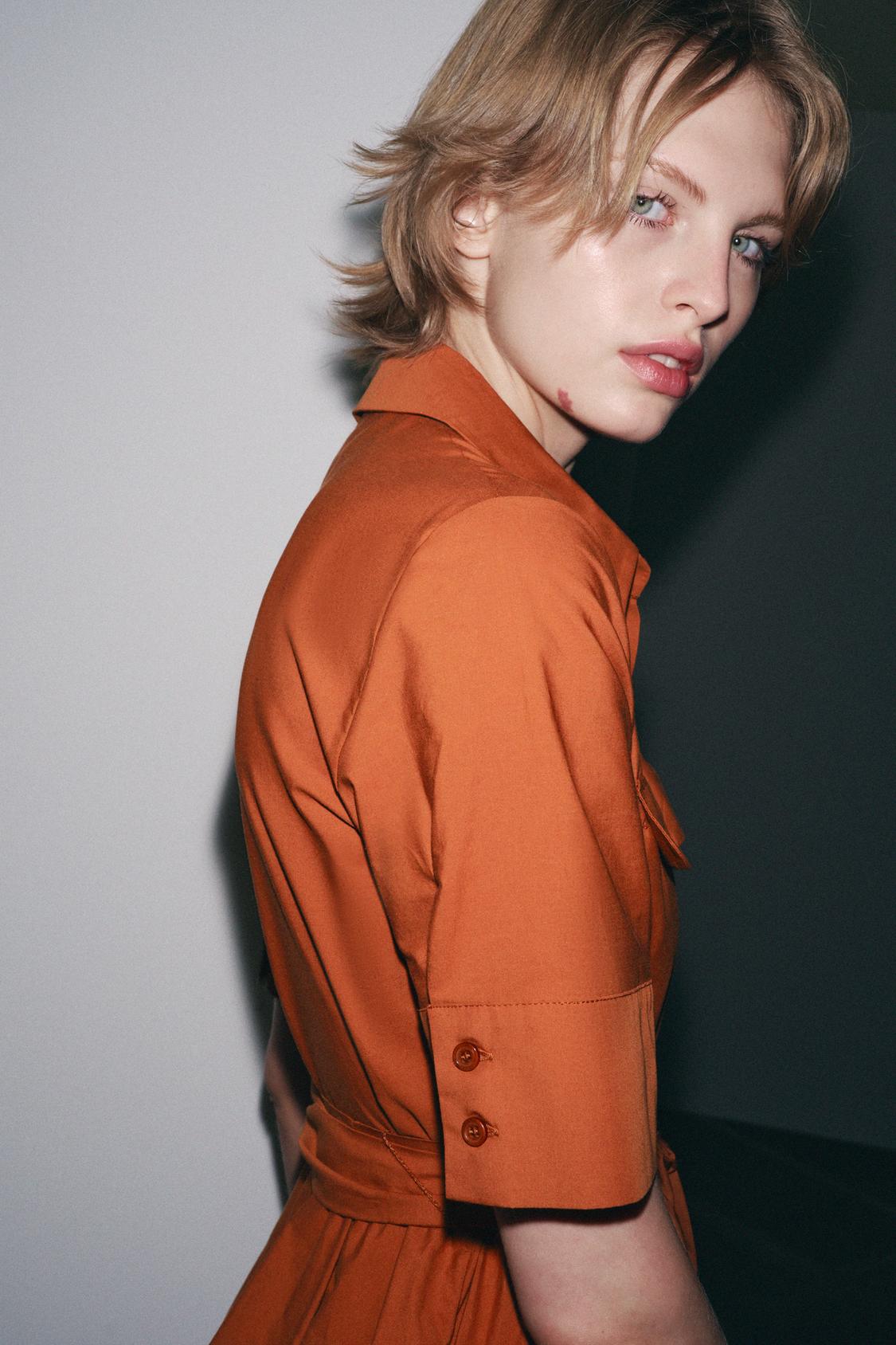 ROBE CHEMISE EN POPELINE ZW COLLECTION