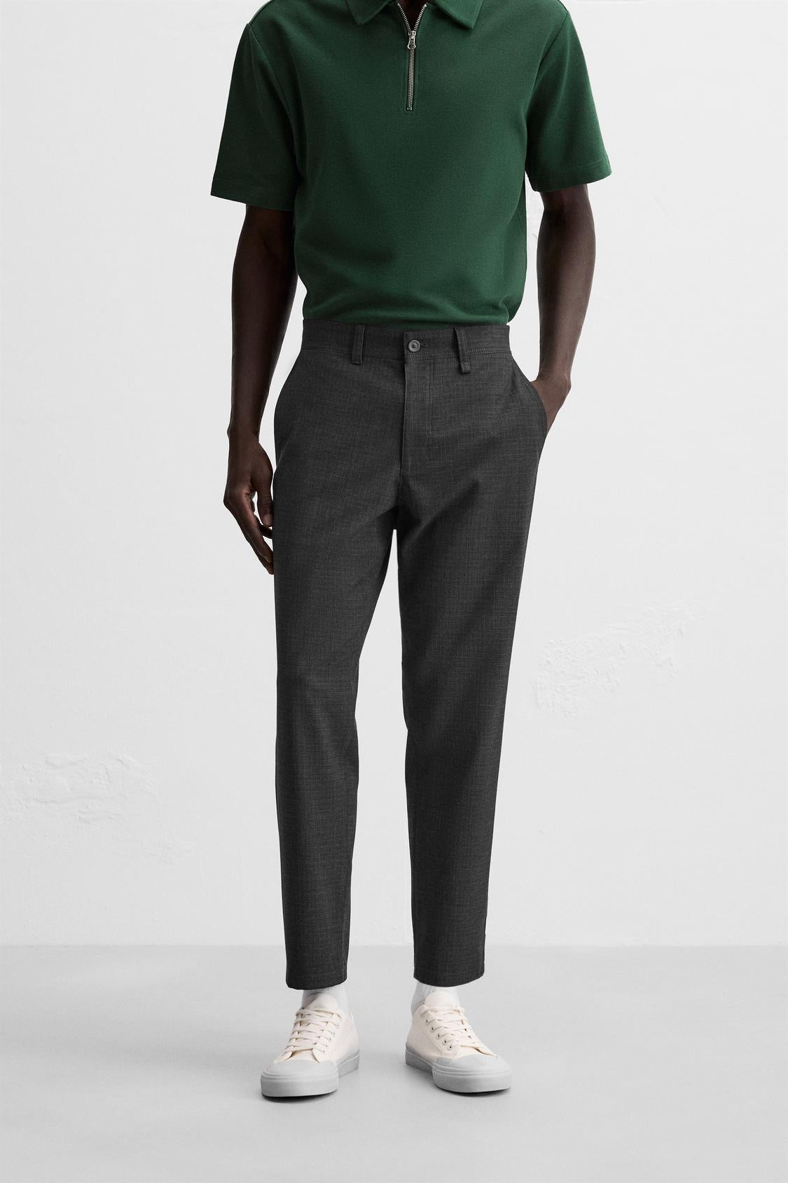 PANTALON À TEXTURE CONFORT