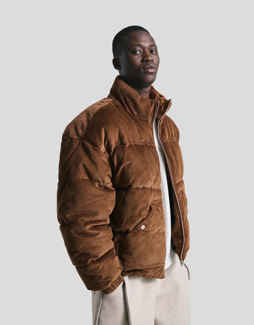 DOUDOUNE EN VELOURS CÔTELÉ