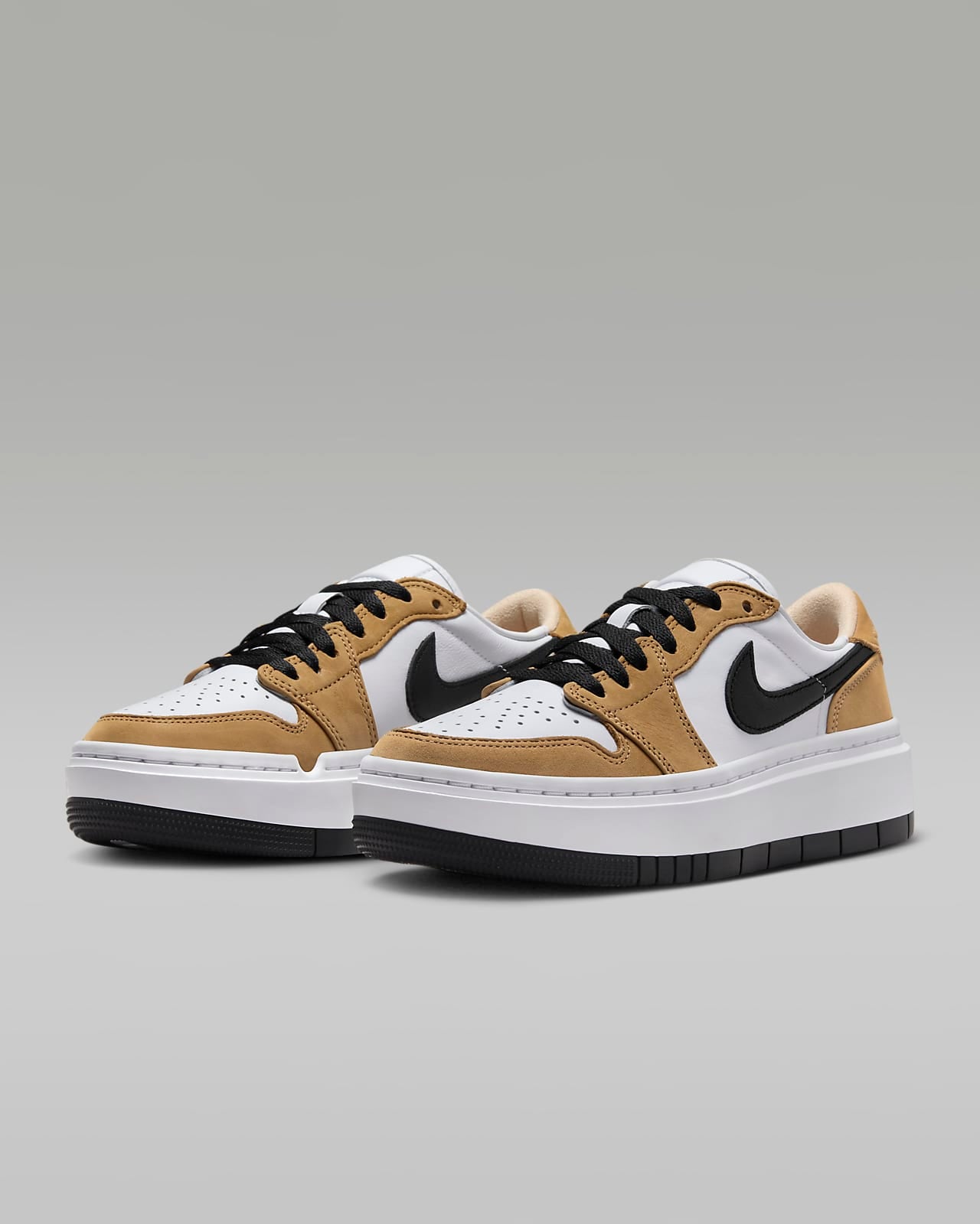 Air Jordan 1 Low - Marron / Blanc