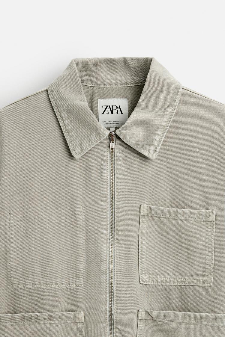 Veste en jean à poches