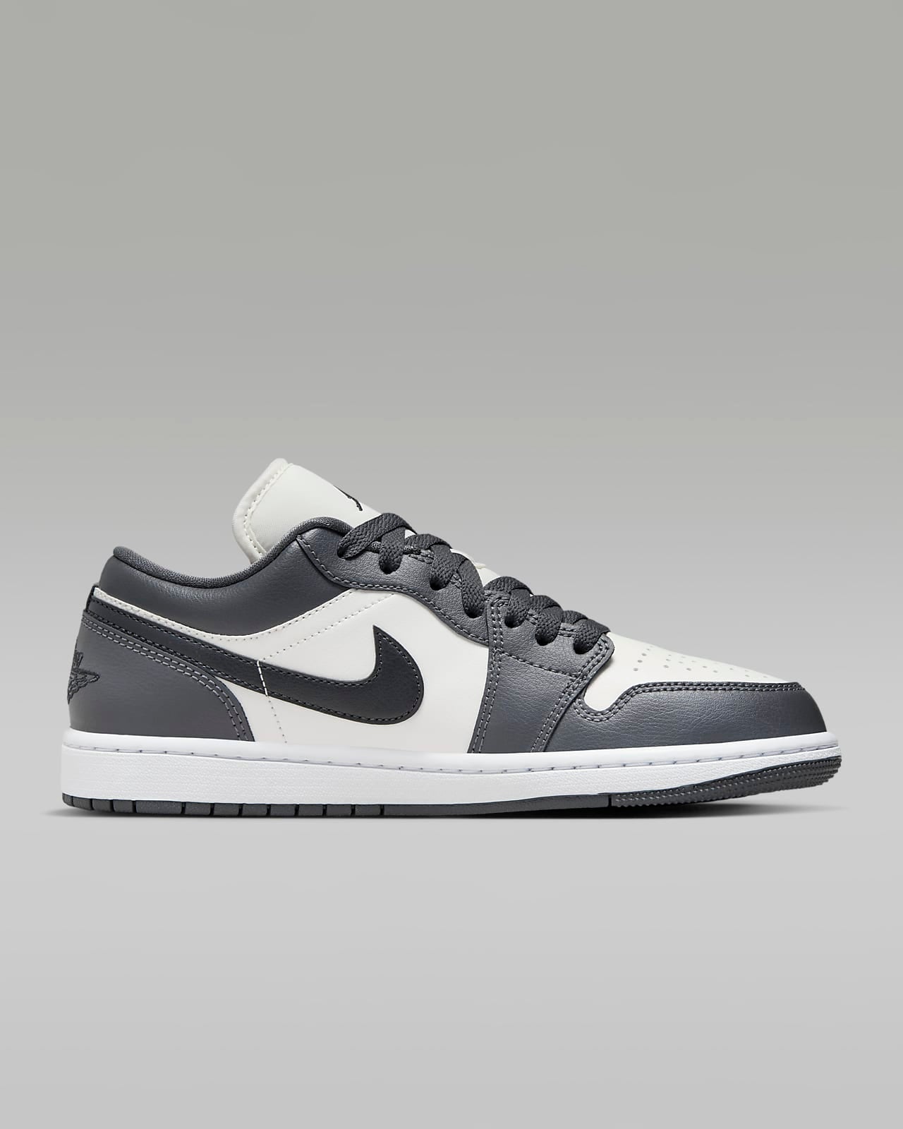 Air Jordan 1 Low - Gris / Blanc
