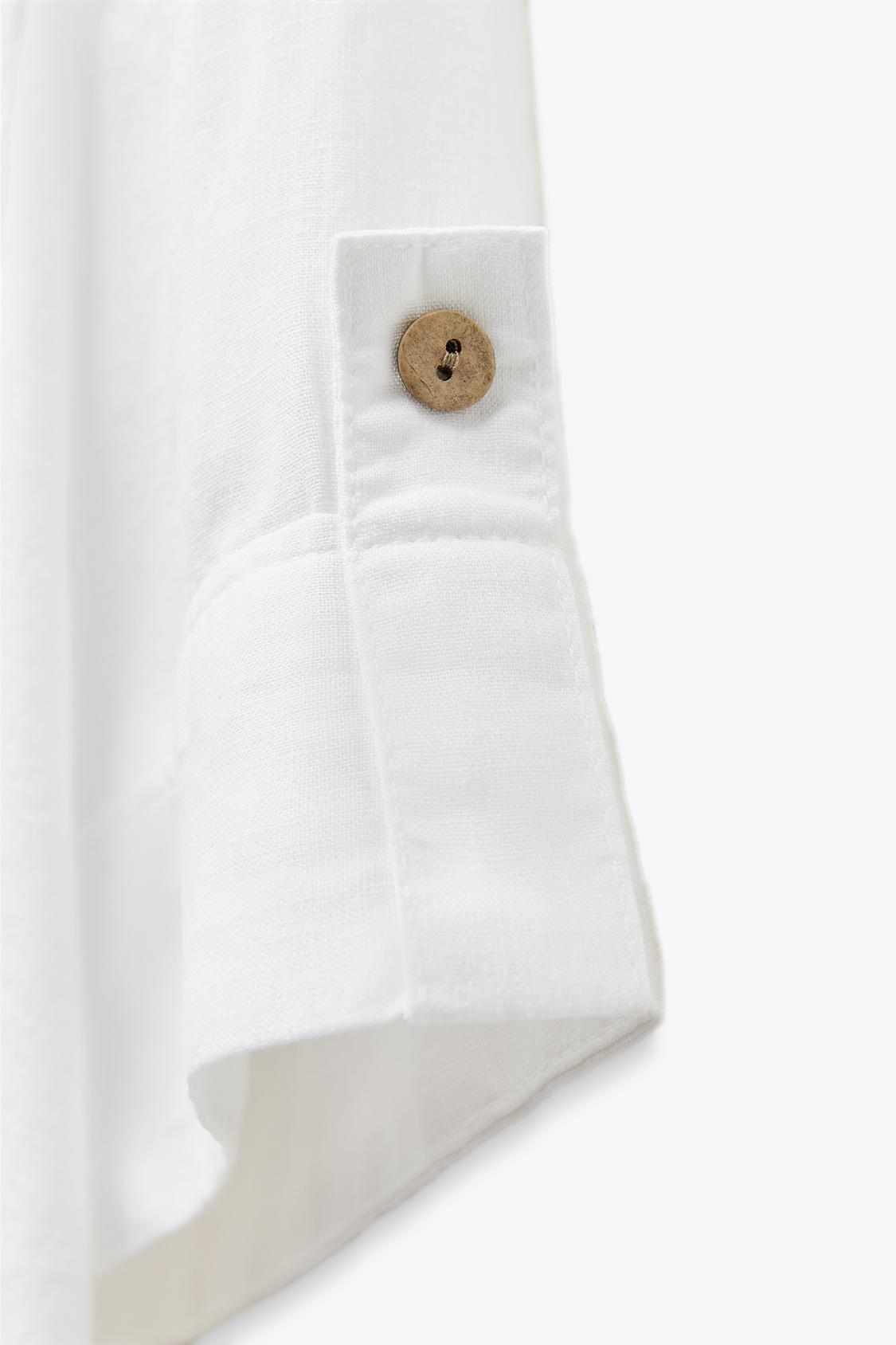 CHEMISE COURTE EN LIN