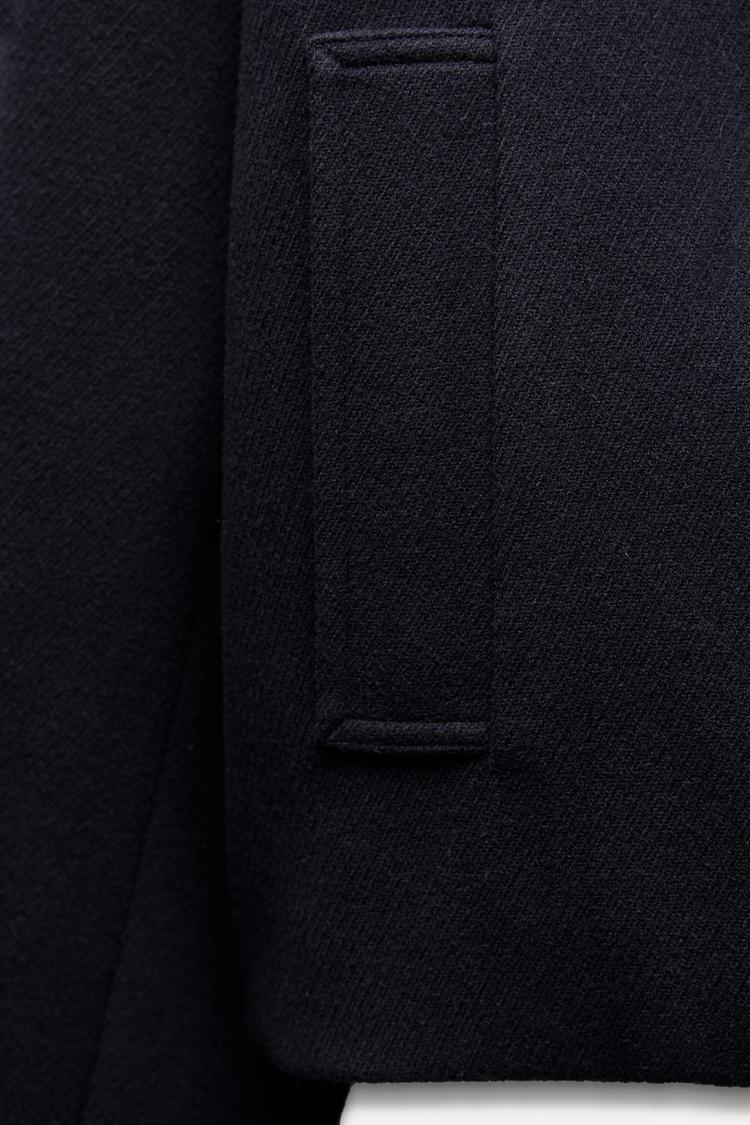 MANTEAU COURT CROISE