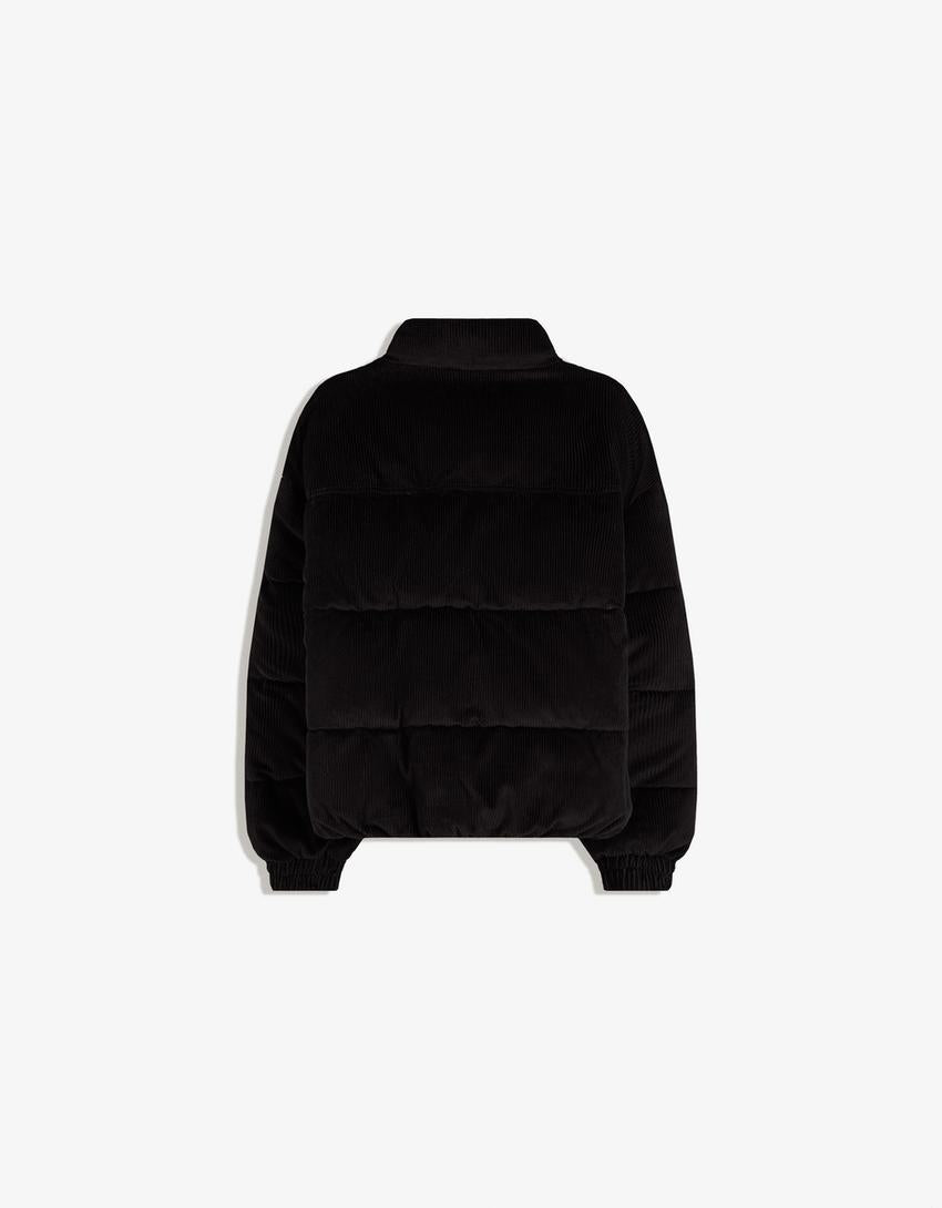 DOUDOUNE EN VELOURS CÔTELÉ