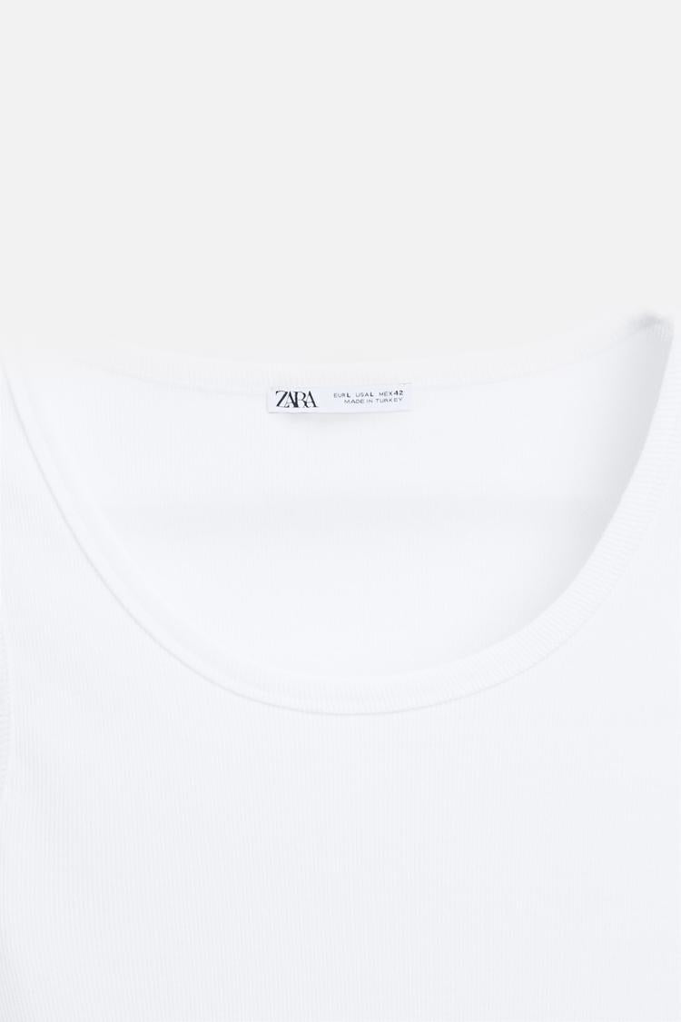 Débardeur Cotelé - Marron