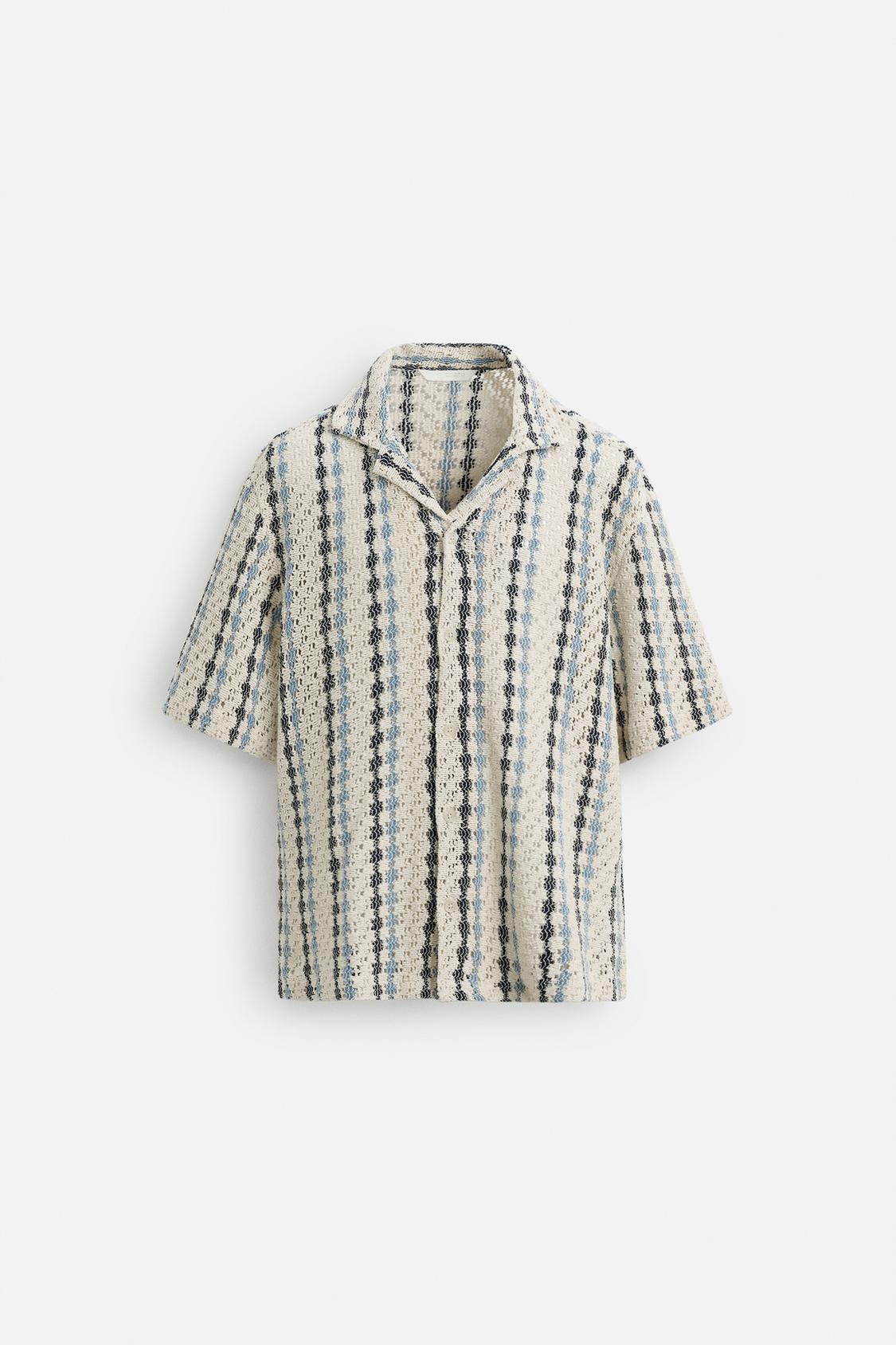 CHEMISE STRUCTURÉE CROCHET