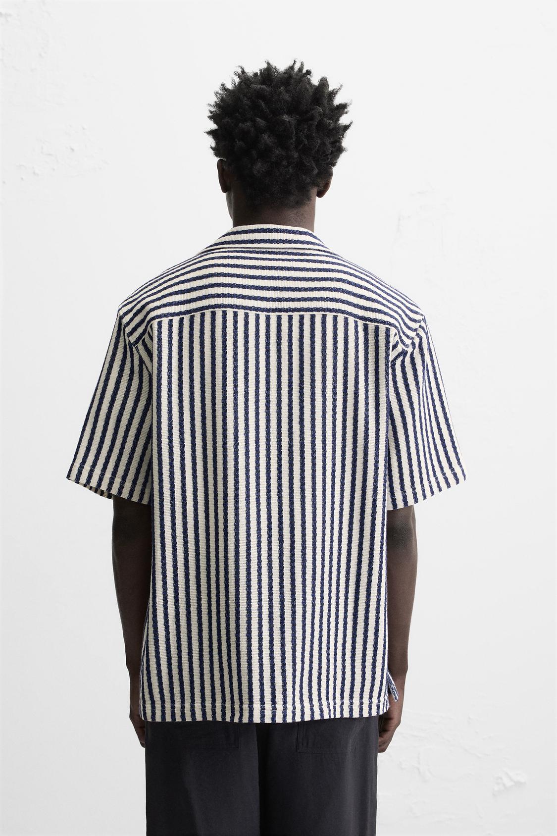 CHEMISE JACQUARD GÉOMÉTRIQUE