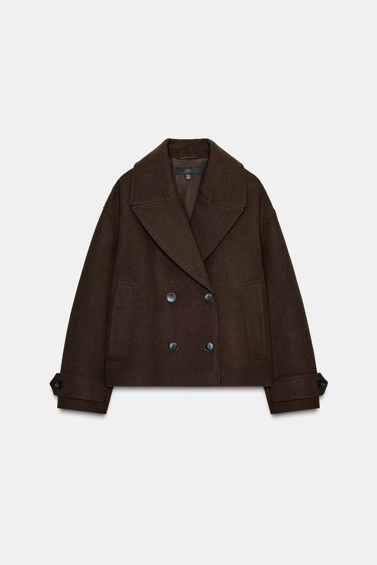 MANTEAU COURT CROISÉ