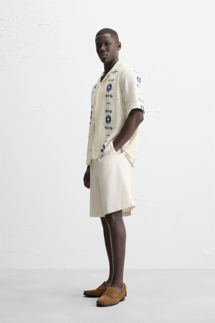 CHEMISE JACQUARD CONTRASTE