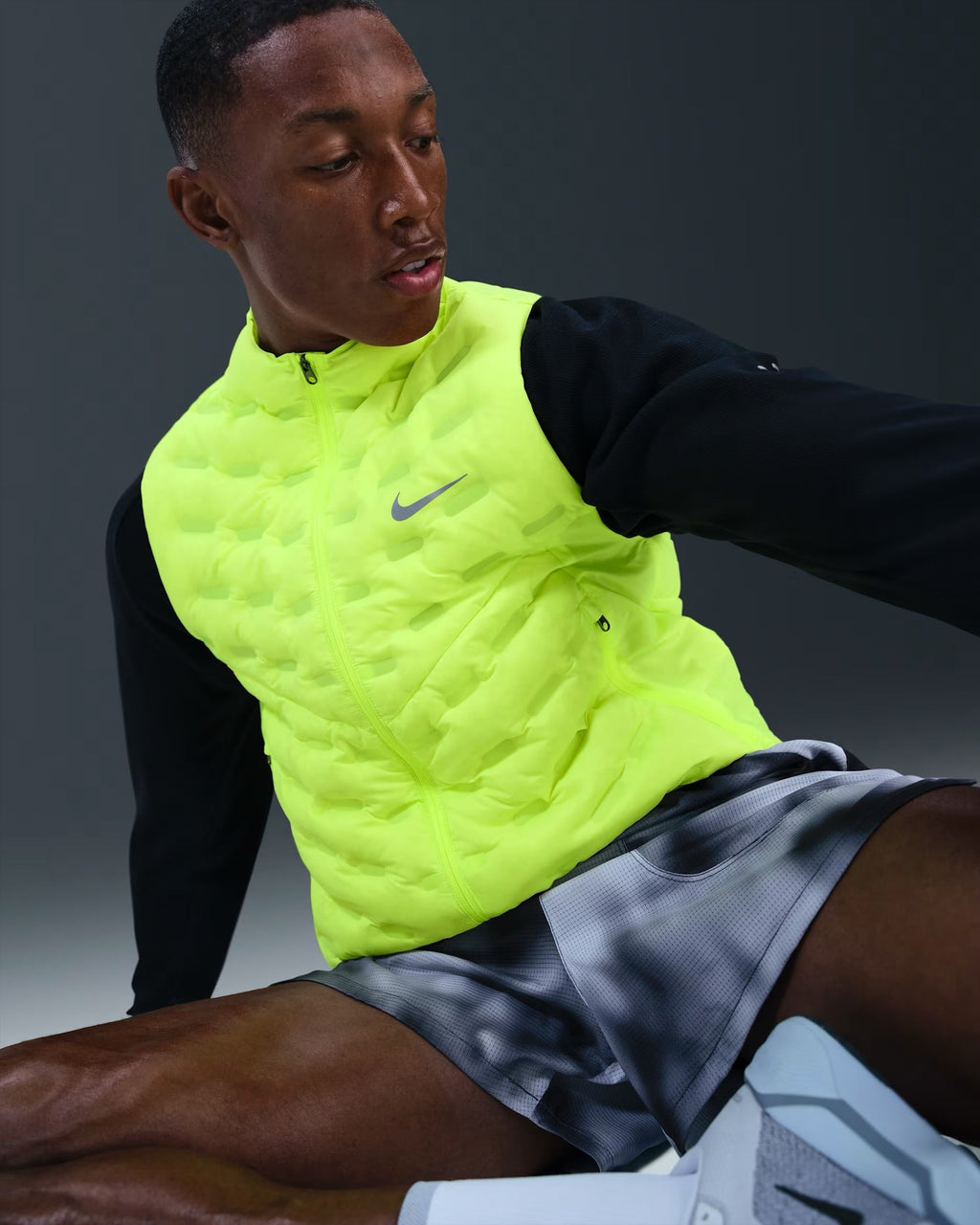 Veste de Running sans Manches en Duvet