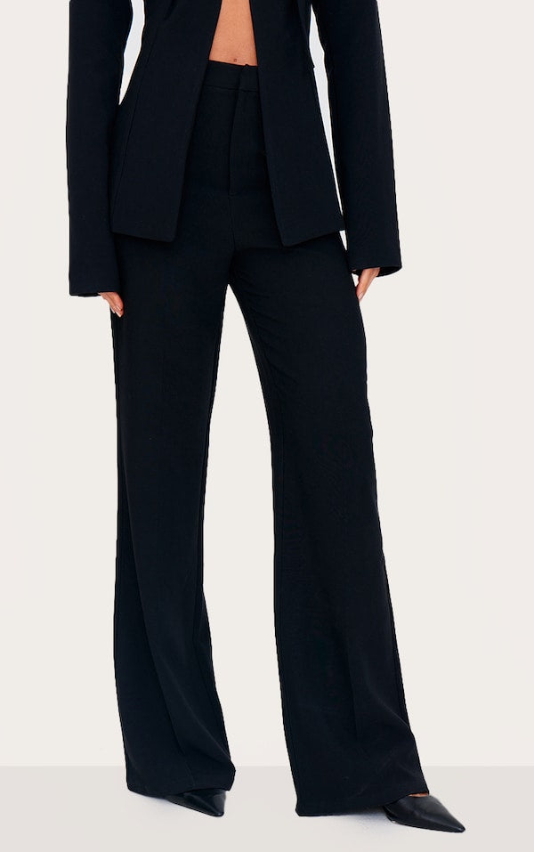 TALL PANTALON DE TAILLEUR TAILLE HAUTE NOIR