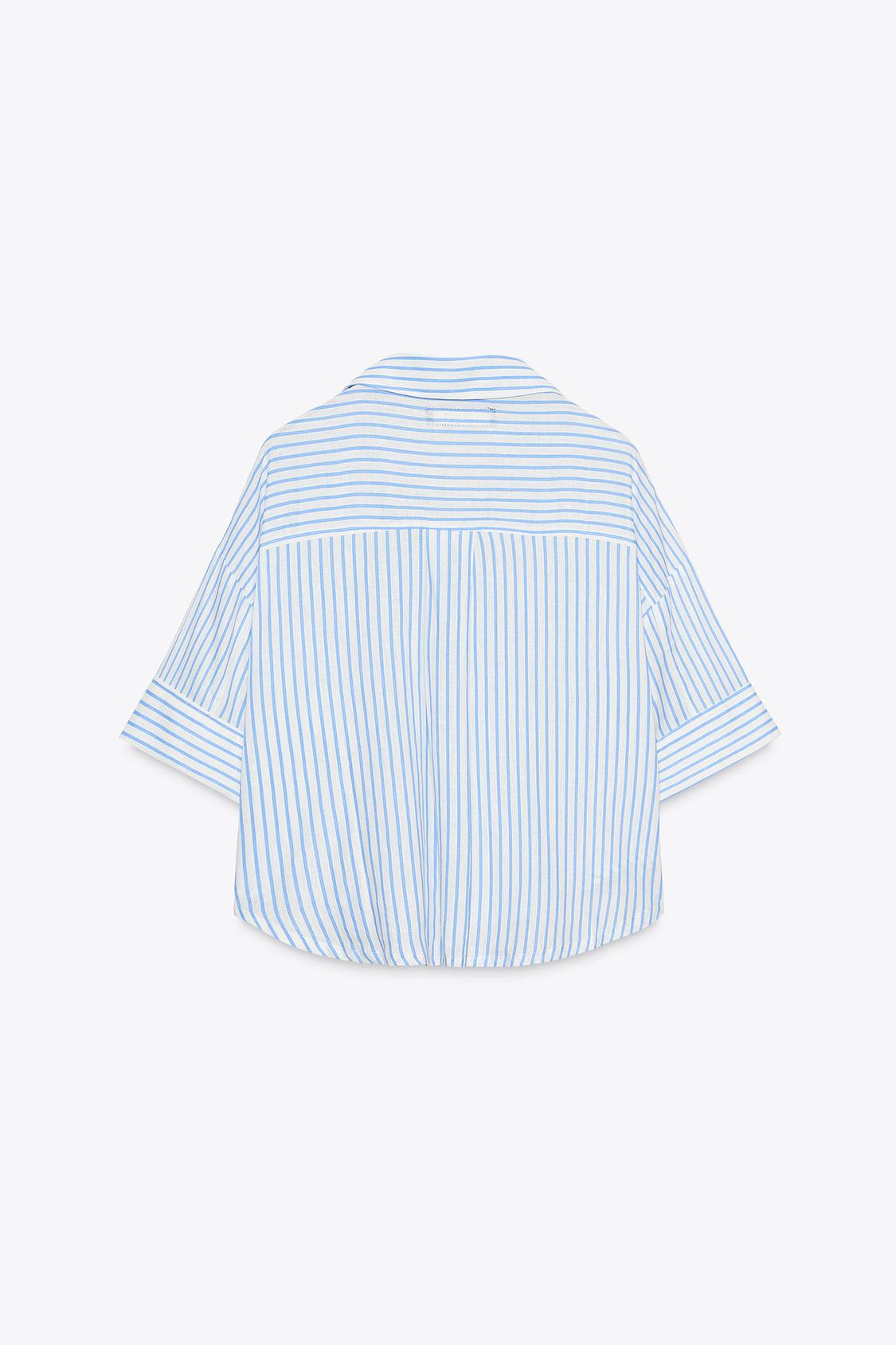 CHEMISE COURTE EN LIN