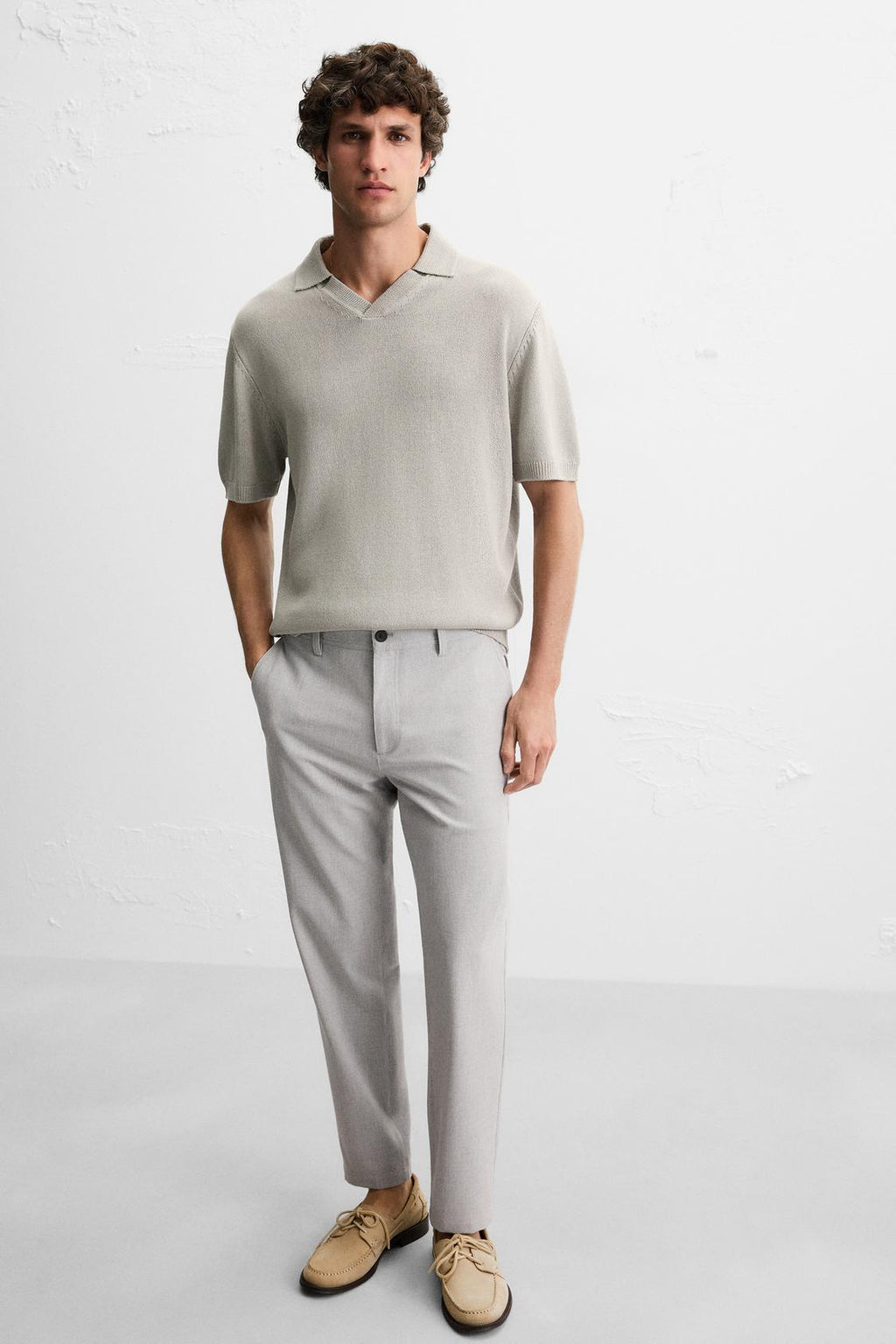 PANTALON À TEXTURE CONFORT