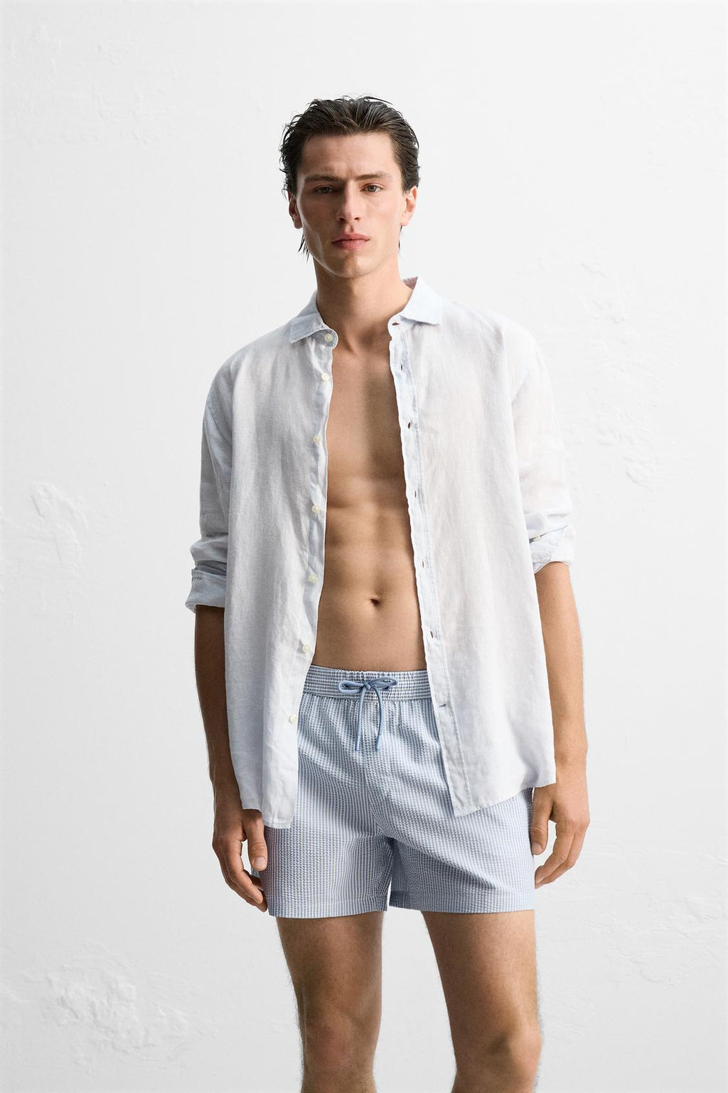 MAILLOT DE BAIN COURT SEERSUCKER