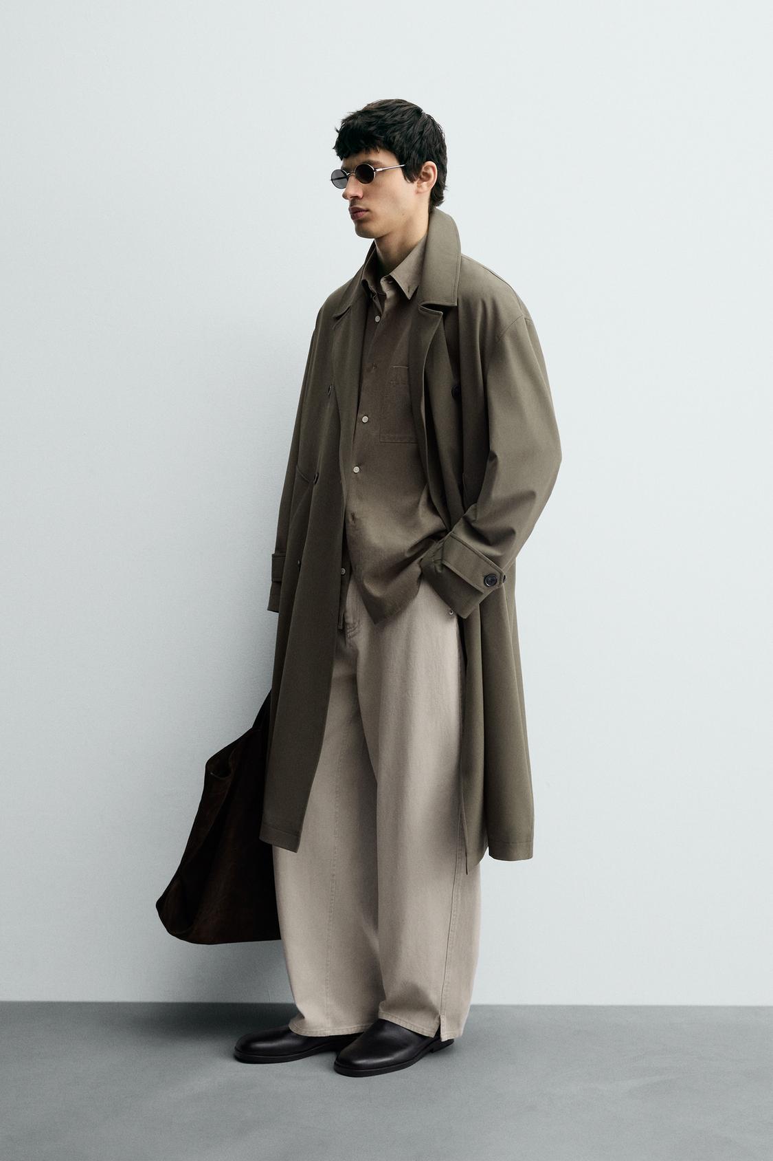 TRENCH FLUIDE COUPE OVERSIZE