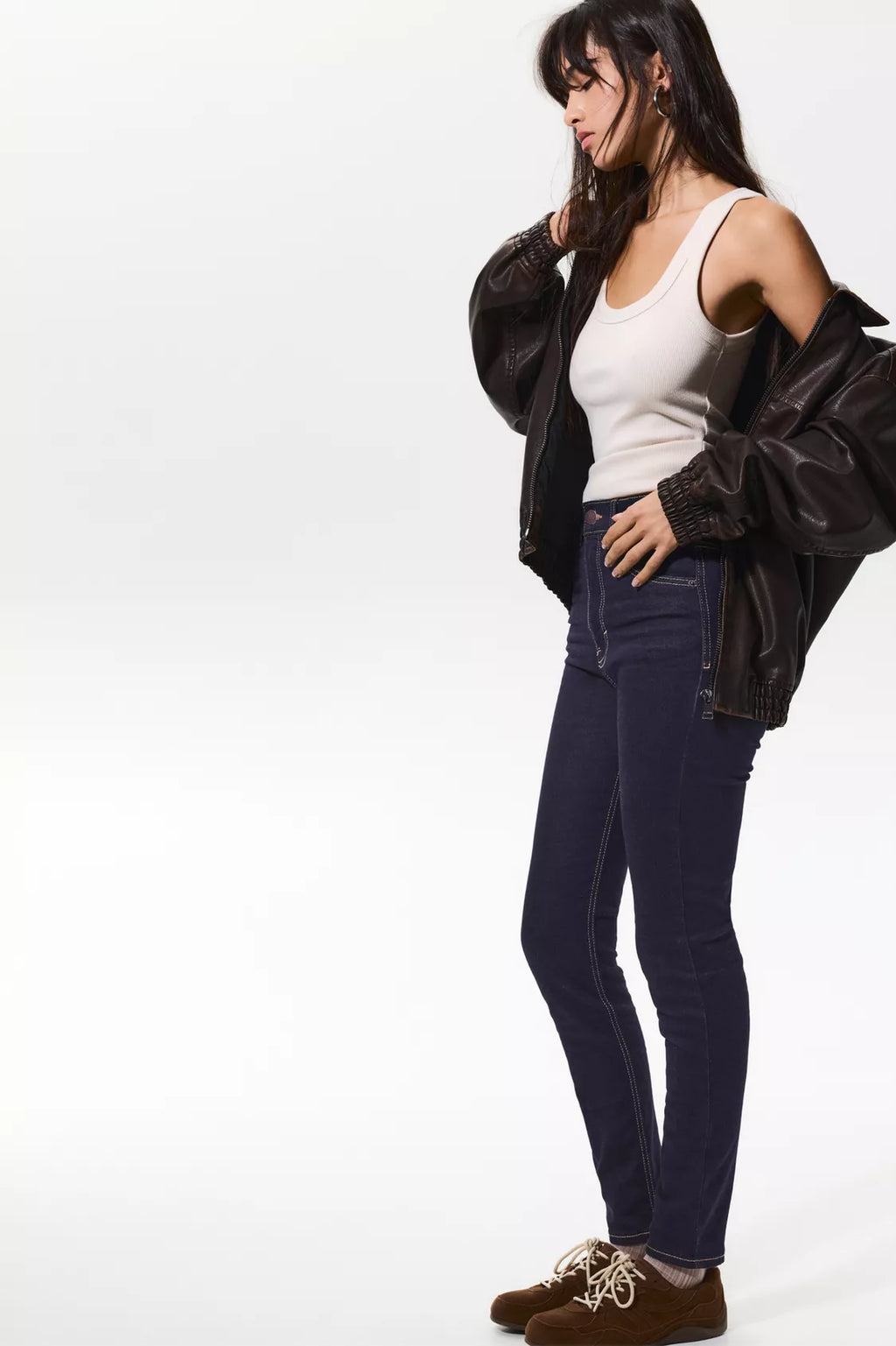 JEANS SKINNY TAILLE HAUTE