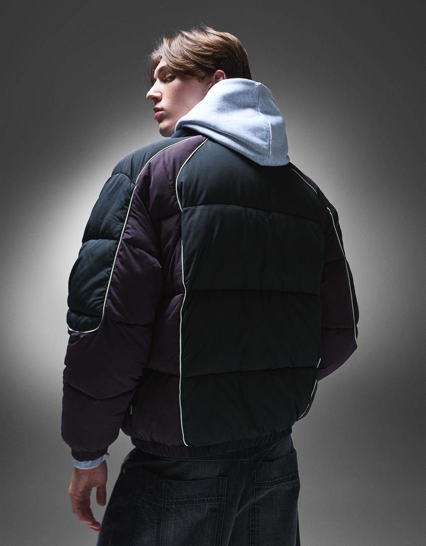 BLOUSON PUFFY IMPRIMÉ