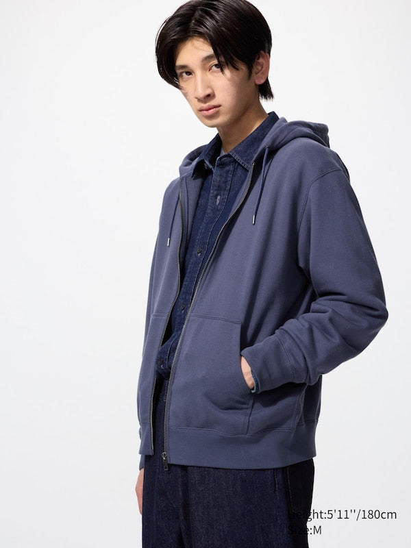 SWEAT ZIPPÉ À CAPUCHE