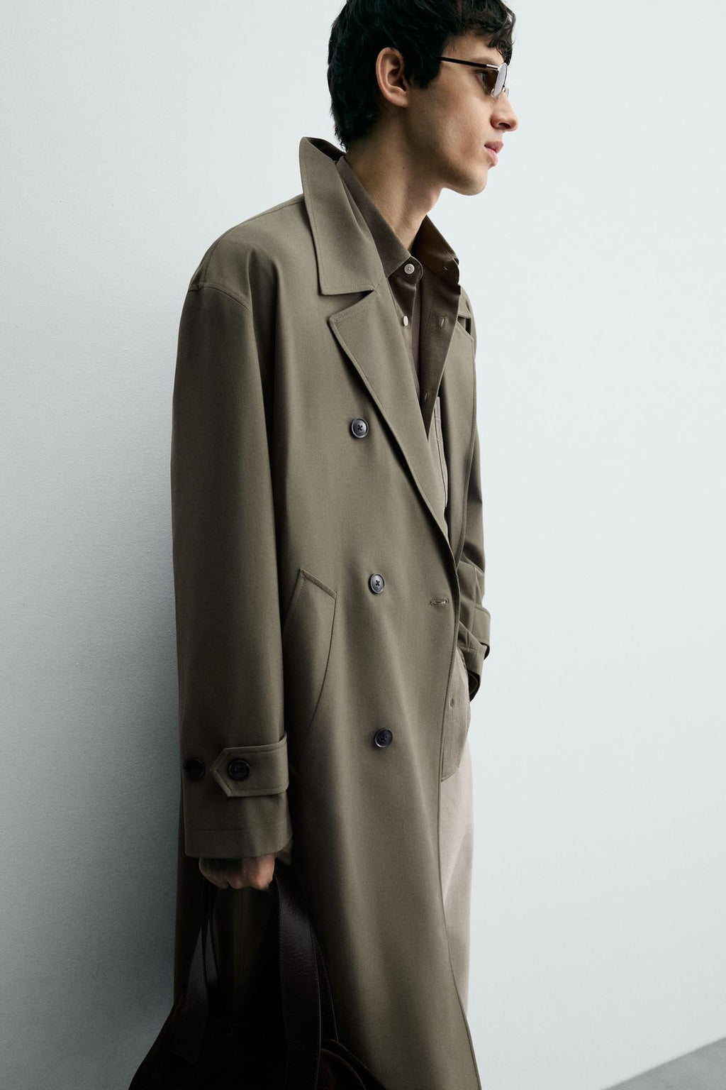 TRENCH FLUIDE COUPE OVERSIZE