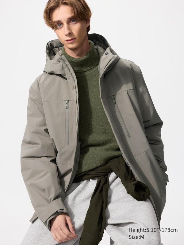 DOUDOUNE HYBRIDE EN TISSU RECYCLÉ