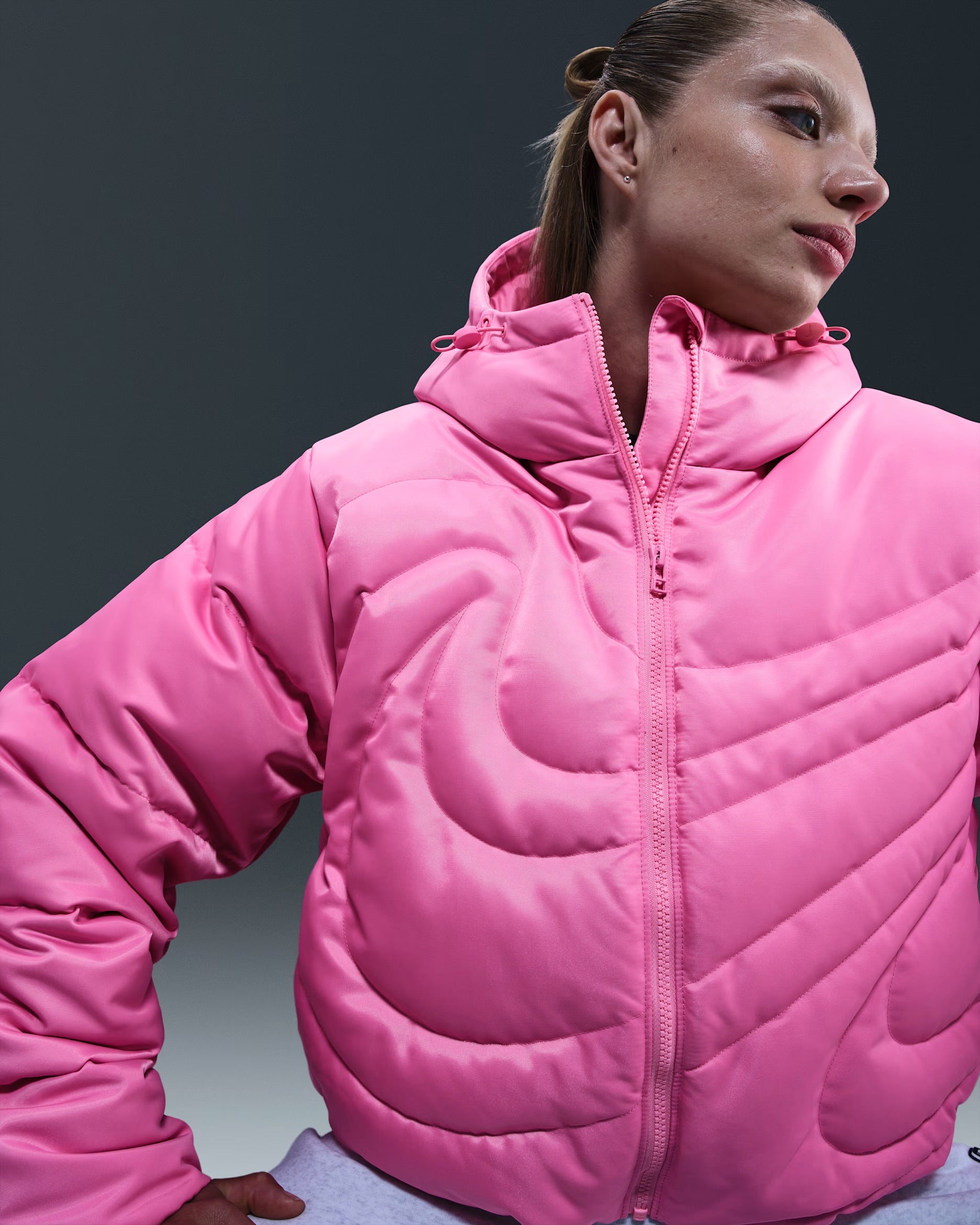 Doudoune Oversize en Duvet Therma-FIT